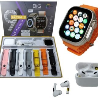 KIT AURICULAR Y RELOJ SMART C/MALLA INTERCAMBIABLE TH7-1