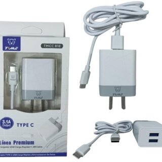 CARGADOR TIME 3.1 TIPO C 2USB          TMCC818