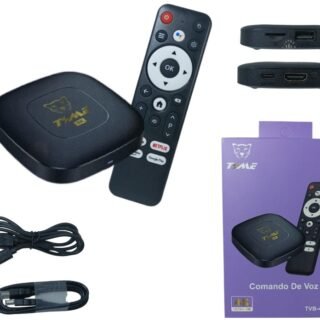 TVB-48023 TV BOX WIFI 5G +COMANDO DE VOZ TVB-48011