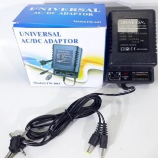 CARGADOR ADAPTADOR UNIVERSAL 1.5 A 12V TW003           TW-003