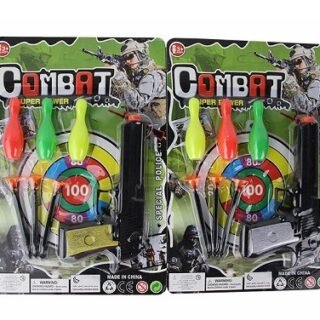 PISTOLA LANZA BOWLING EN BLISTER COMBAT          URI2303-120