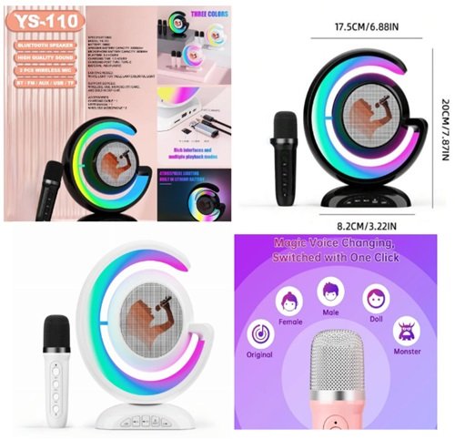 PARLANTE C/ MICROFONO INALAMBRICO MULTI - VOCES YS-110