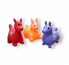 SALTARIN COLORES dino y conejo SAL-12