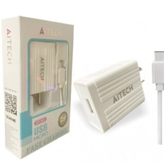 CARGADOR AITECH 2.1A MICRO - V8 CABLE DESMONTABLE AICP130131B