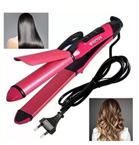 PLANCHITA 2 EN 1 LISO Y RULOS 40W AV-2205