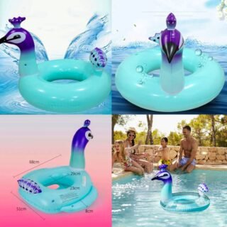 SALVAVIDAS INFLABLE PAVO REAL BABY BOAT CNW20495