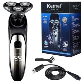 MAQUINA DE AFEITAR RECARGABLE KEMEI           KM-1524