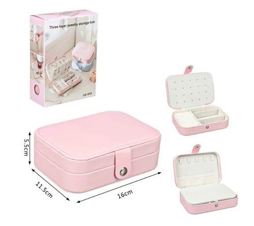 JOYERO ALAJERO C/ COMPARTIMIENTO SIMIL CUERO LD-1013