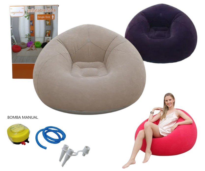 SILLON PUFF INFLABLE S-1208
