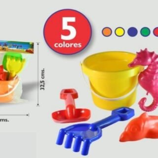 BALDE CON PALA-RASTRILLO Y MOLDES PASTELES            Z660