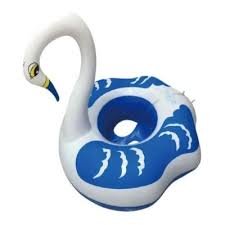 SALVAVIDAS INFLABLE CISNE BABY BOAT CNW20499