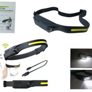 LINTERNA MINERA LED RECARGABLE CON SENSOR               LX200