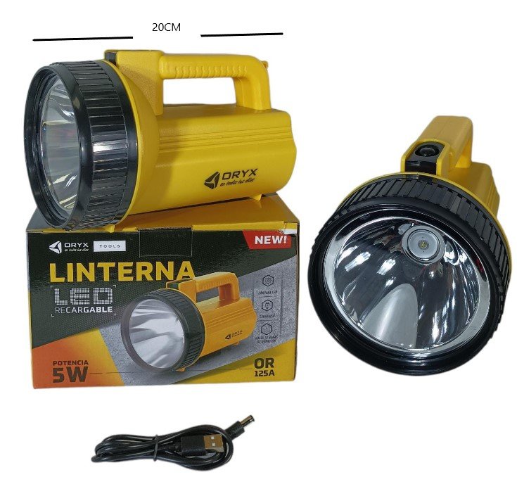 LINTERNA RECARGABLE LED BUSCA HUELLAS OR-003L OM-125A