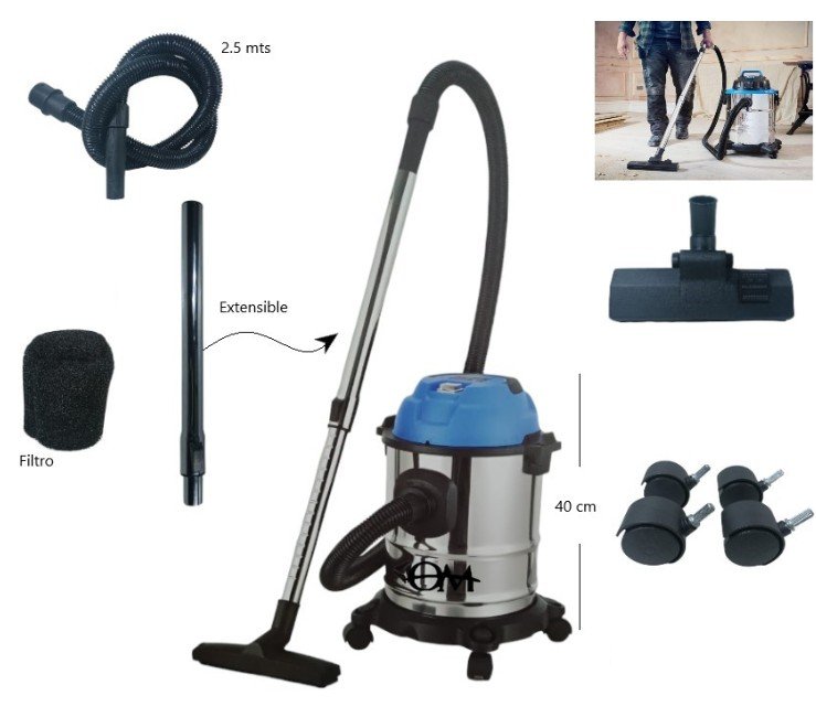 ASPIRADORA INDUSTRIAL 20L OM192