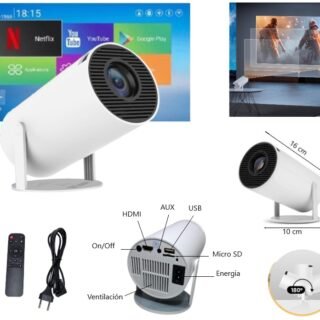 PROYECTOR LED SMART ANDROID WIFI BT UHD OR-PRO1 PY-LED
