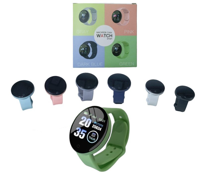 D18S RELOJ INTELIGENTE MACARON COLORES D-18/118