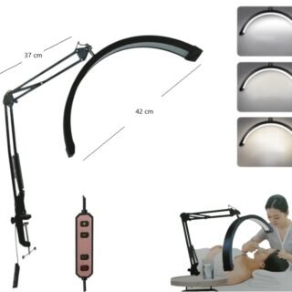 VELADOR MEDIA LUNA BASE ARTICULADA              LED-83022