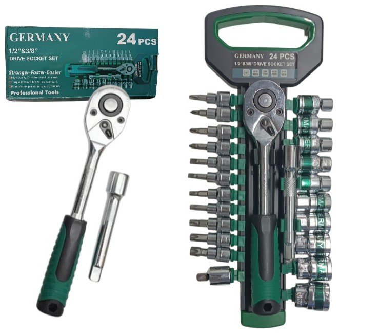 SET DE LLAVE TUBO 24PCS XR-24