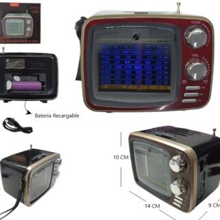 RADIO VINTAGE FM,USB,TF CARD RECARGABLE           KTF-1641