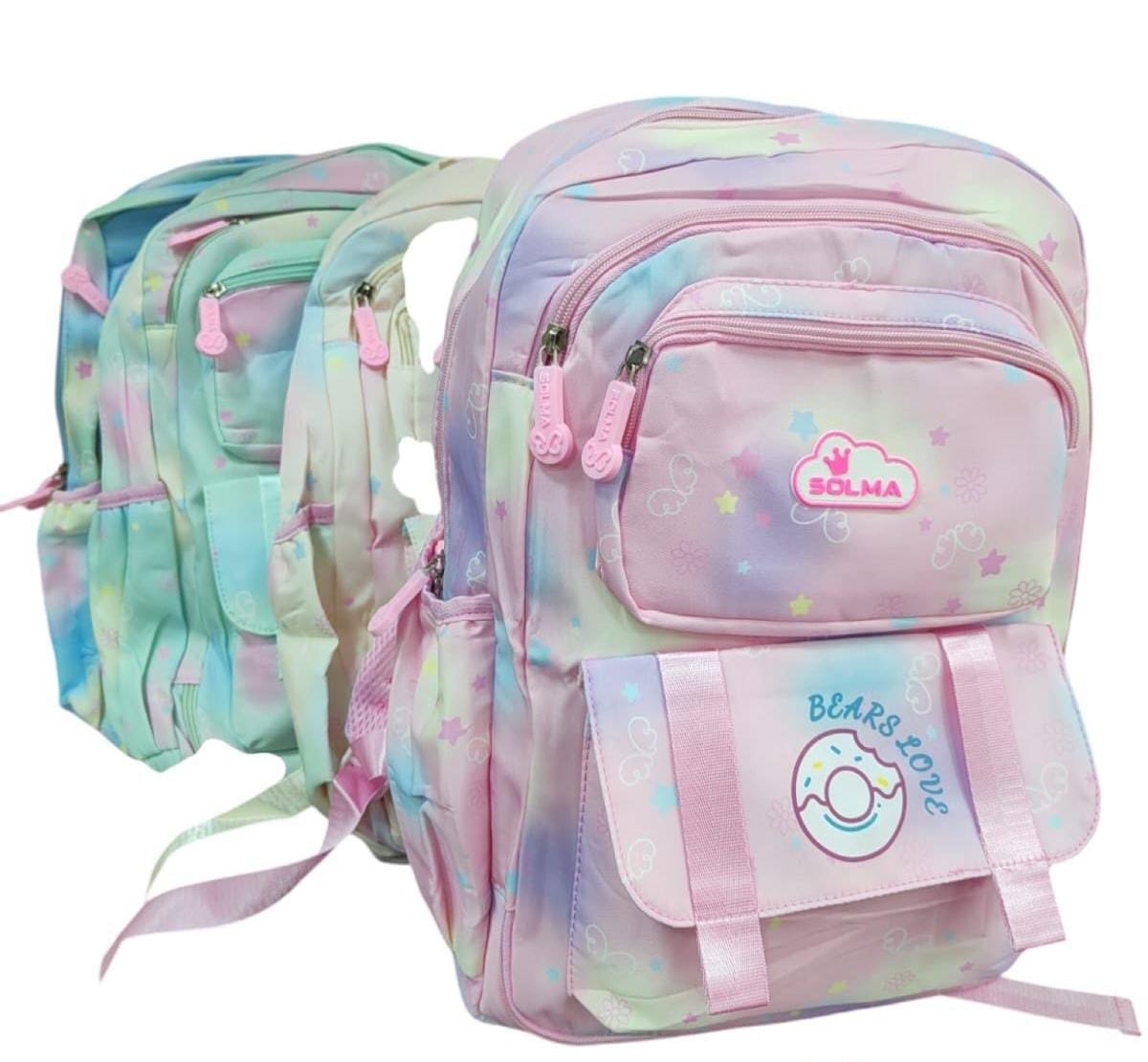 MOCHILA JUVENIL VARIOS COLORES 10237