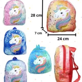 MOCHILA UNICORNIO CON BRILLO               99330
