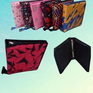 CARPETA CON CIERRE ESTAMPADA VARIOS DISEÑOS 99333