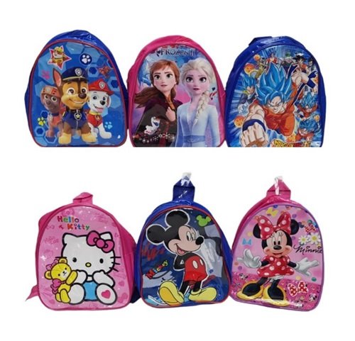 MOCHILA JARDIN PERSONAJES 23x20x10 A-40