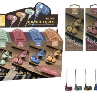 AU-11011 AURICULAR M-LIBRES TIME C/ EXHIBIDOR              AU-1236