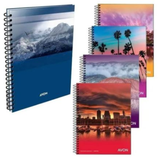 CUADERNO AVON 80 HOJAS rayada/cuadriculado AVON/100782