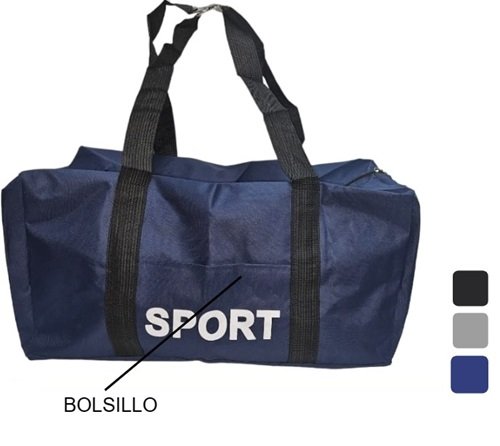 BOLSO DE VIAJE 50cm x 25cm x 25cm 1 CIERRE C2330 R-M50-1