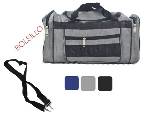 BOLSO DE VIAJE 60cm x 23cm x 21cm C2337 R-M60-3
