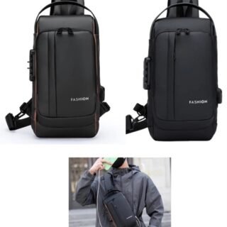 MORRAL BANDOLERA ANTIRROBO USB IMPERMEABLE X69-2