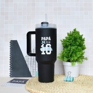 JARRO PLASTICO DE LITRO CON MANIJA DIA DEL PADRE          MANIPAPA