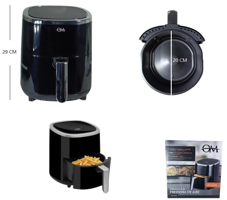 FREIDORA DE AIRE 3.5L OM-015A