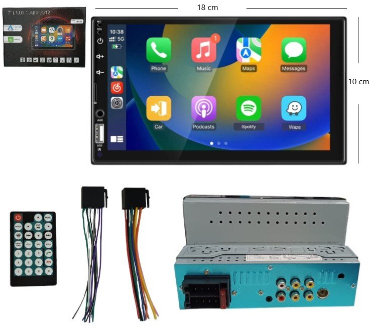 AUTO STEREO CON PANTALLA 7PLG 7023B