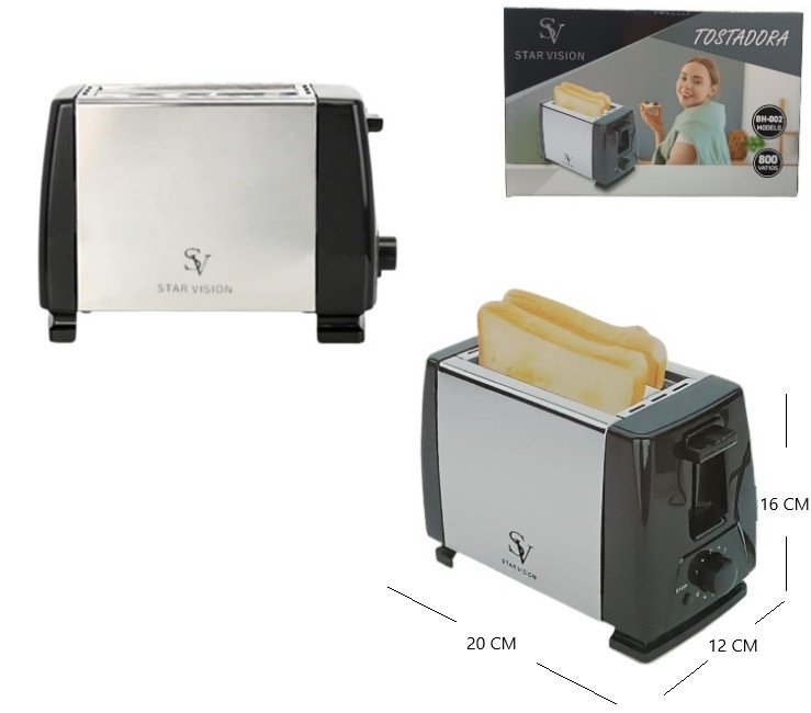 TOSTADORA ELECTRICA STAR VISION 800W BH-002