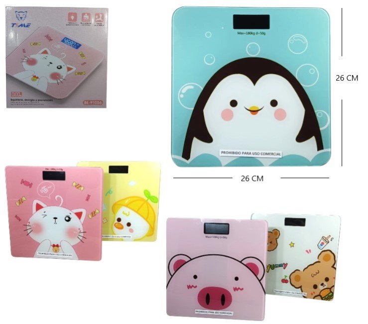 BALANZA DE BAÑO PERSONAJES BL-91056
