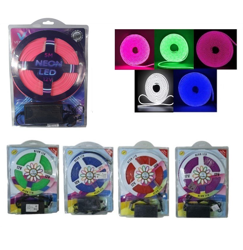 TIRA LED NEON COLORES 5M LED-9730