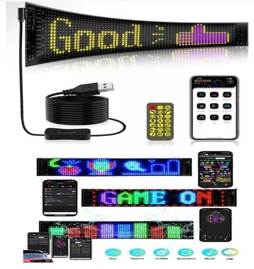 LEDMATRIX PANEL INTERACTIVO PERSONALIZABLE 35CM QC-2064