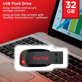 SANDISK 32GB PENDRIVE CRUZER BLADE SND-32GB
