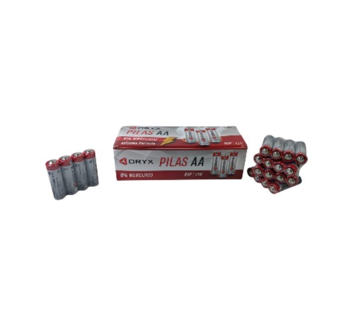PILAS DOBLE AA 1.5V PACK X 60UNDS ORYX OR-0155