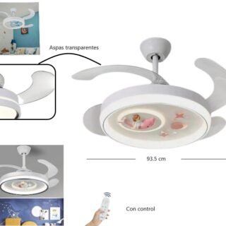 VENTILADOR LED DE TECHO INFANTIL STAR VISiON SV-12          SV-2507