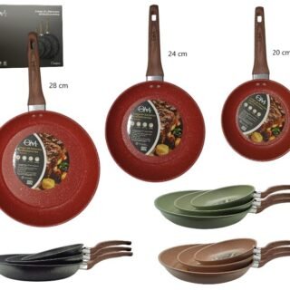 SARTENES ANTIADHERENTE OM-SAR02/OM-SAR03/OM-SAR04      OM-SAR01