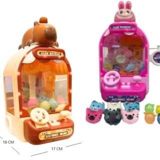 MAQUINA GARRITA ATRAPA CAPYBARA Y LABUBU