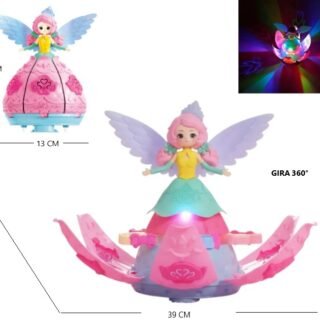 PRINCESA BAILARINA GIRA 360° C/ LUZ Y MUSICA