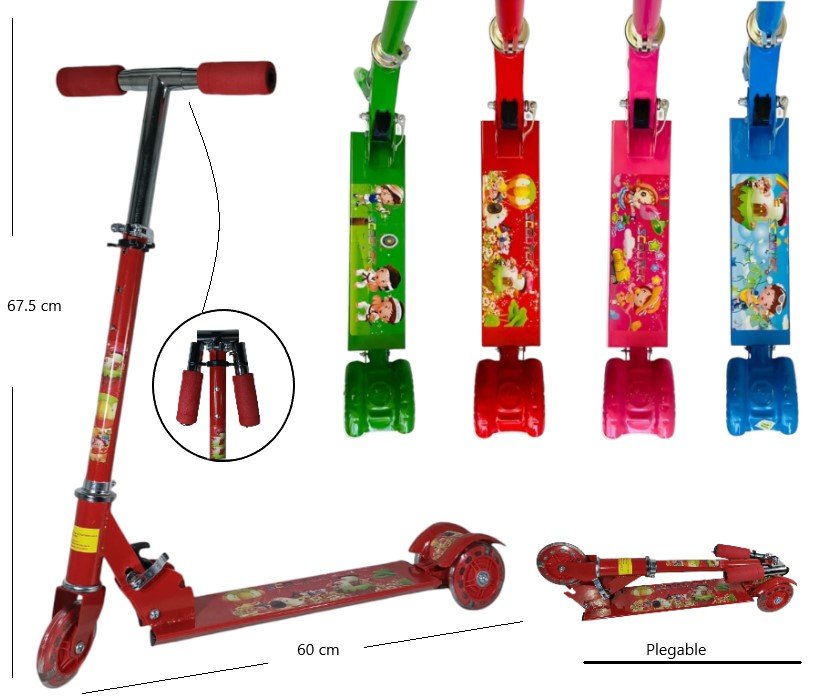 MONOPATIN C/LUZ DE METAL