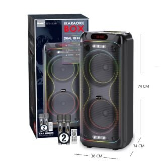 PARLANTE TORRE 10X2 BT/USB FUNCION D.S.P