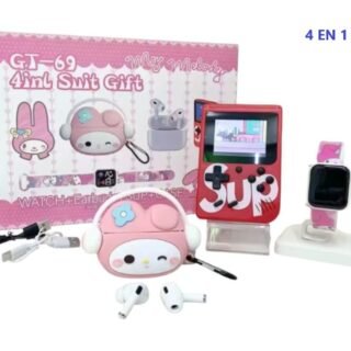 4 EN 1 SUIT GIFT CONSOLA+RELOJ+AURICULAR GT62