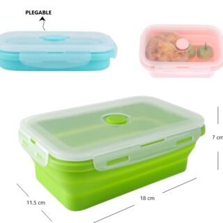 TAPPER/VIANDA DE SILICONA PLEGABLE