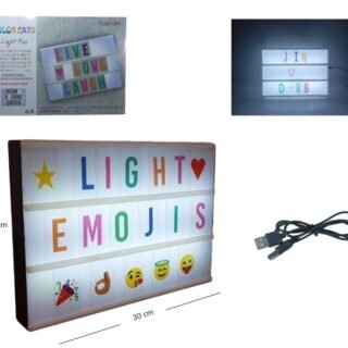 LED-83086 CARTEL LUMINOSO LED LETRAS A4 LED-83004